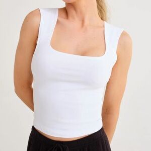 Rumored Be Mine Top in White, sz S